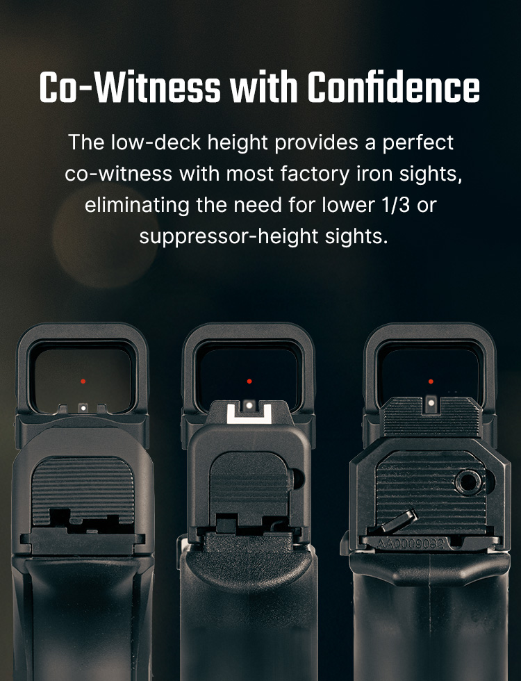 Osight K Red Dot Sight 6 MOA Quick Target Acquisition Side-Loading