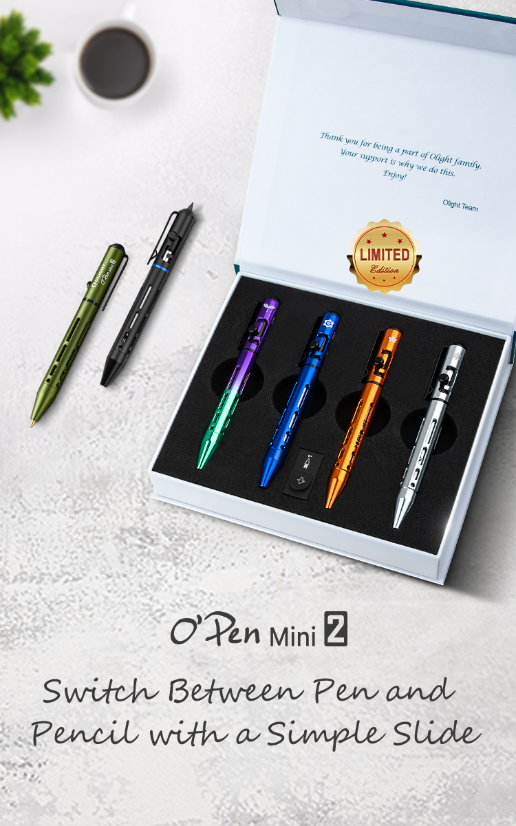 O'pen Mini 2 Versatile Bolt-action Pen- Olight UK