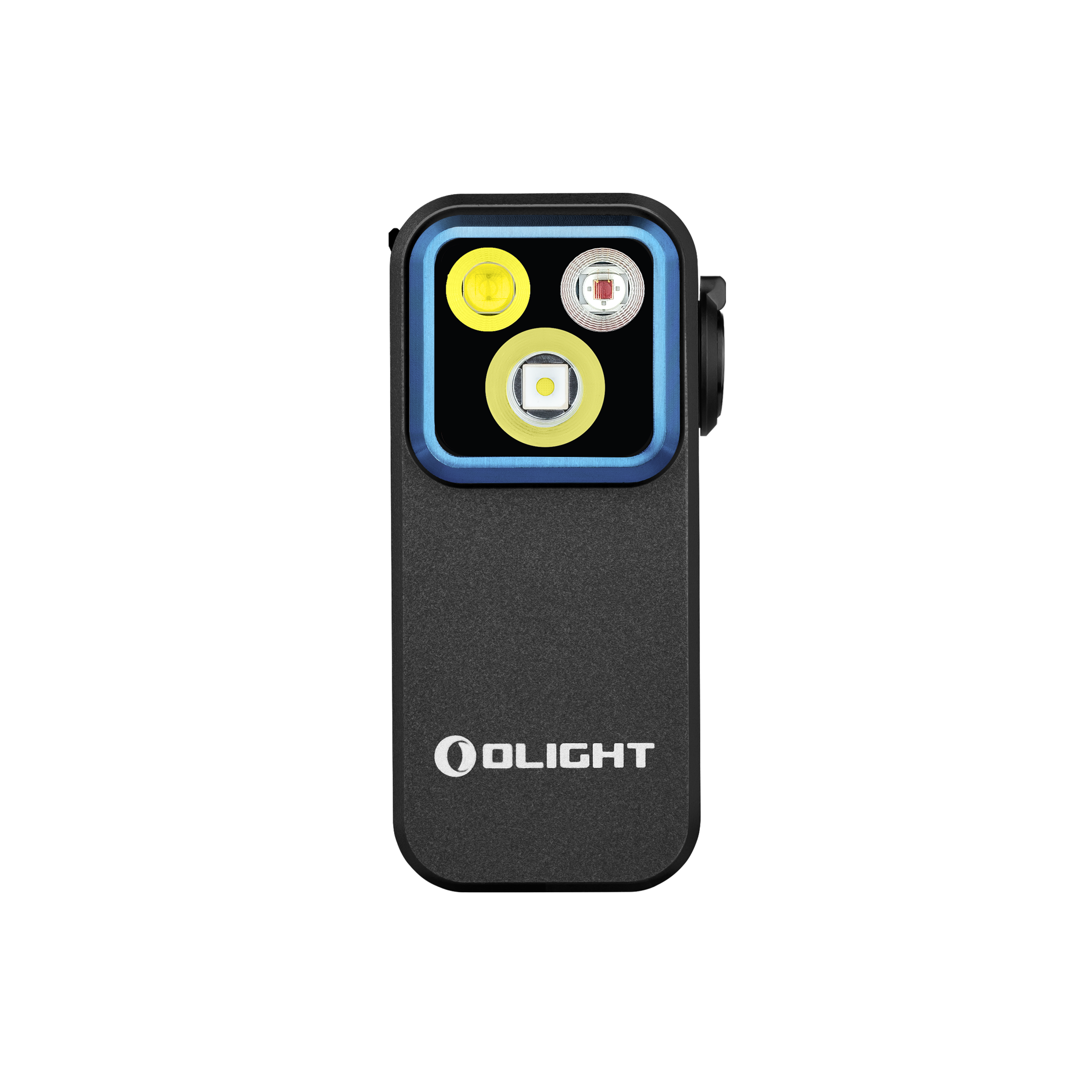 Olight Oclip Pro Clip on Flashlight with Floodlight Spotlight and Red Light