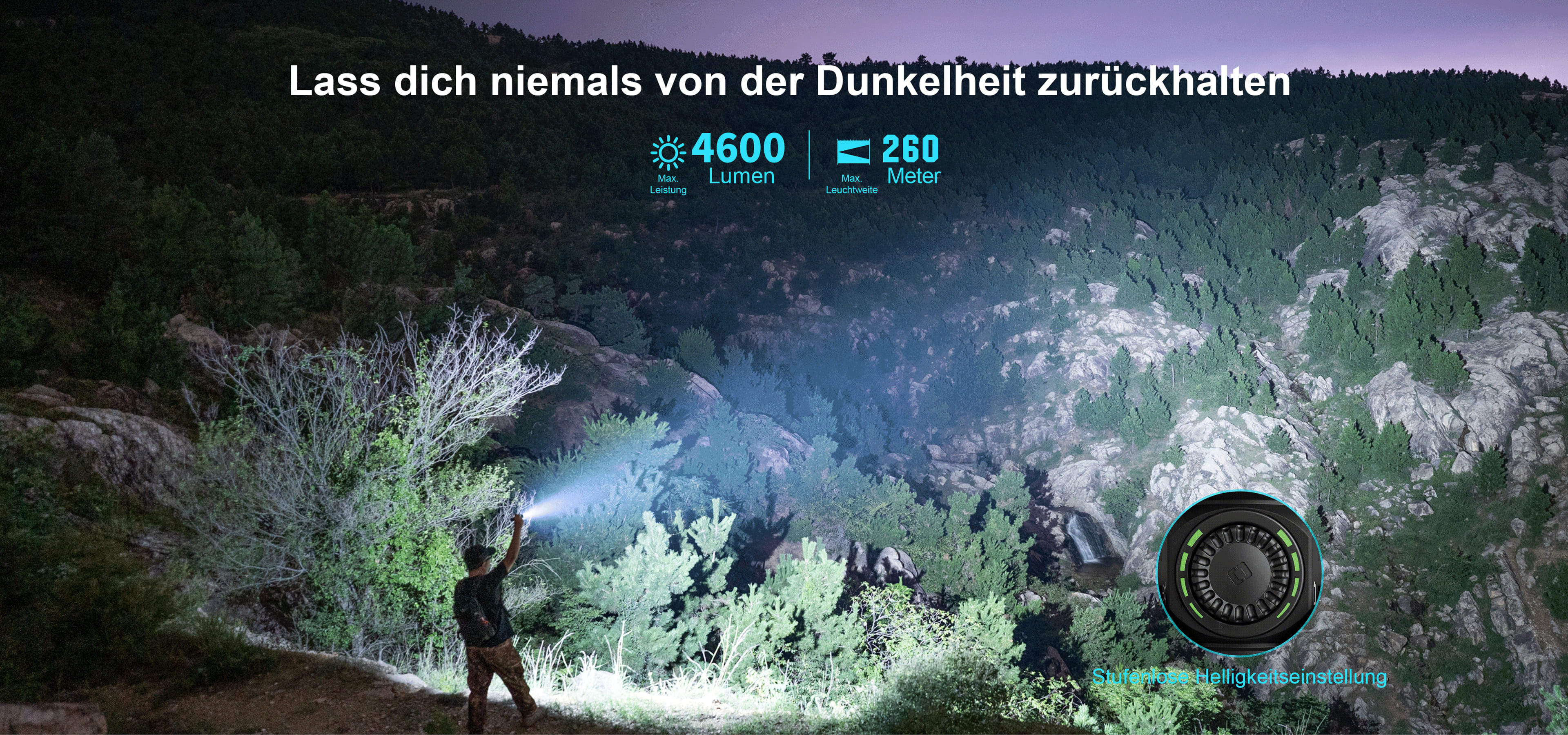 Seeker 4 Pro Leuchtkraft im Notfall