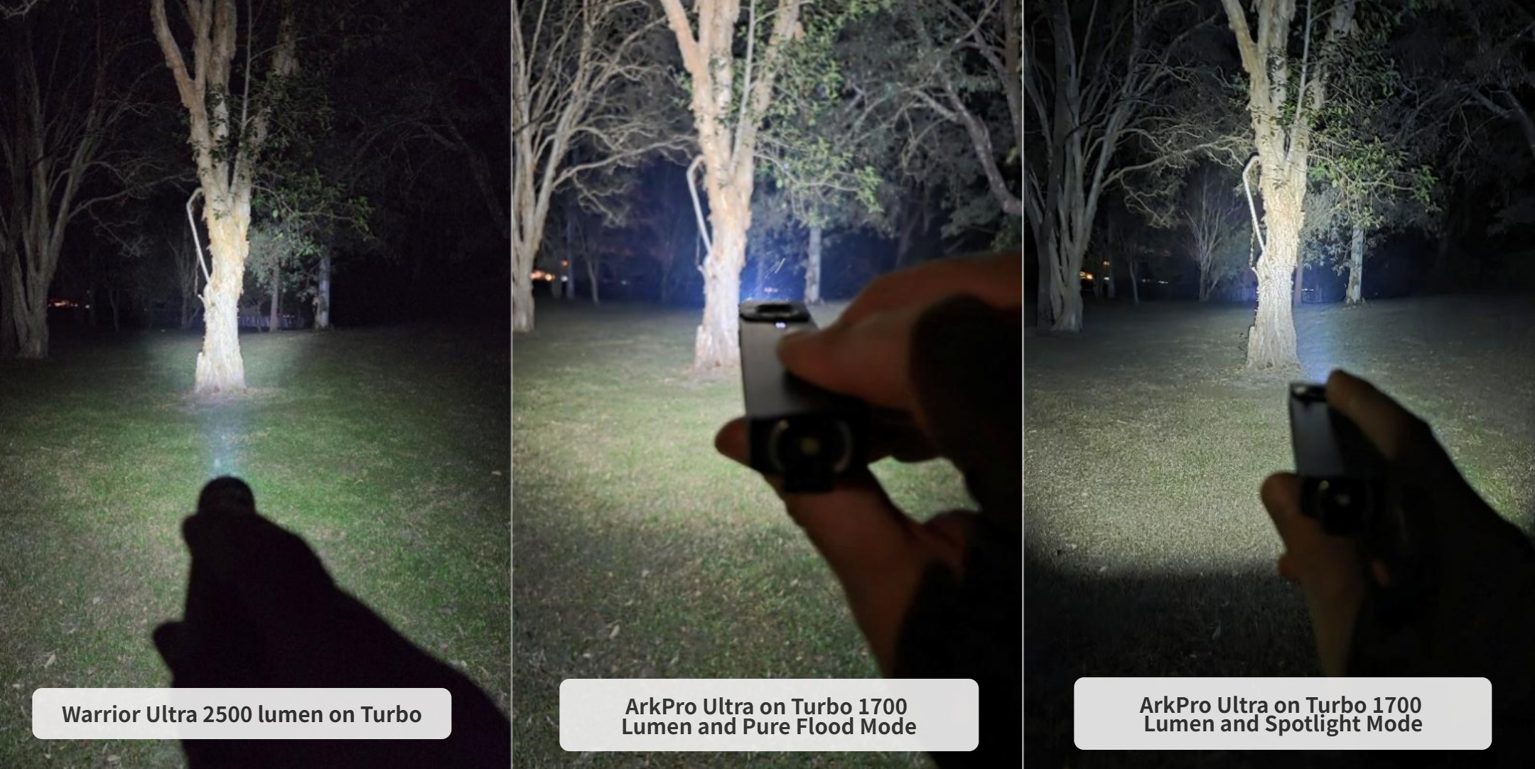 Comparison with Warrior Ultra