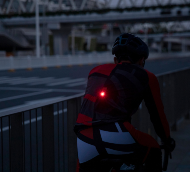 Luz de seguridad LED para ciclismo y senderismo nocturno, alta visibilidad
