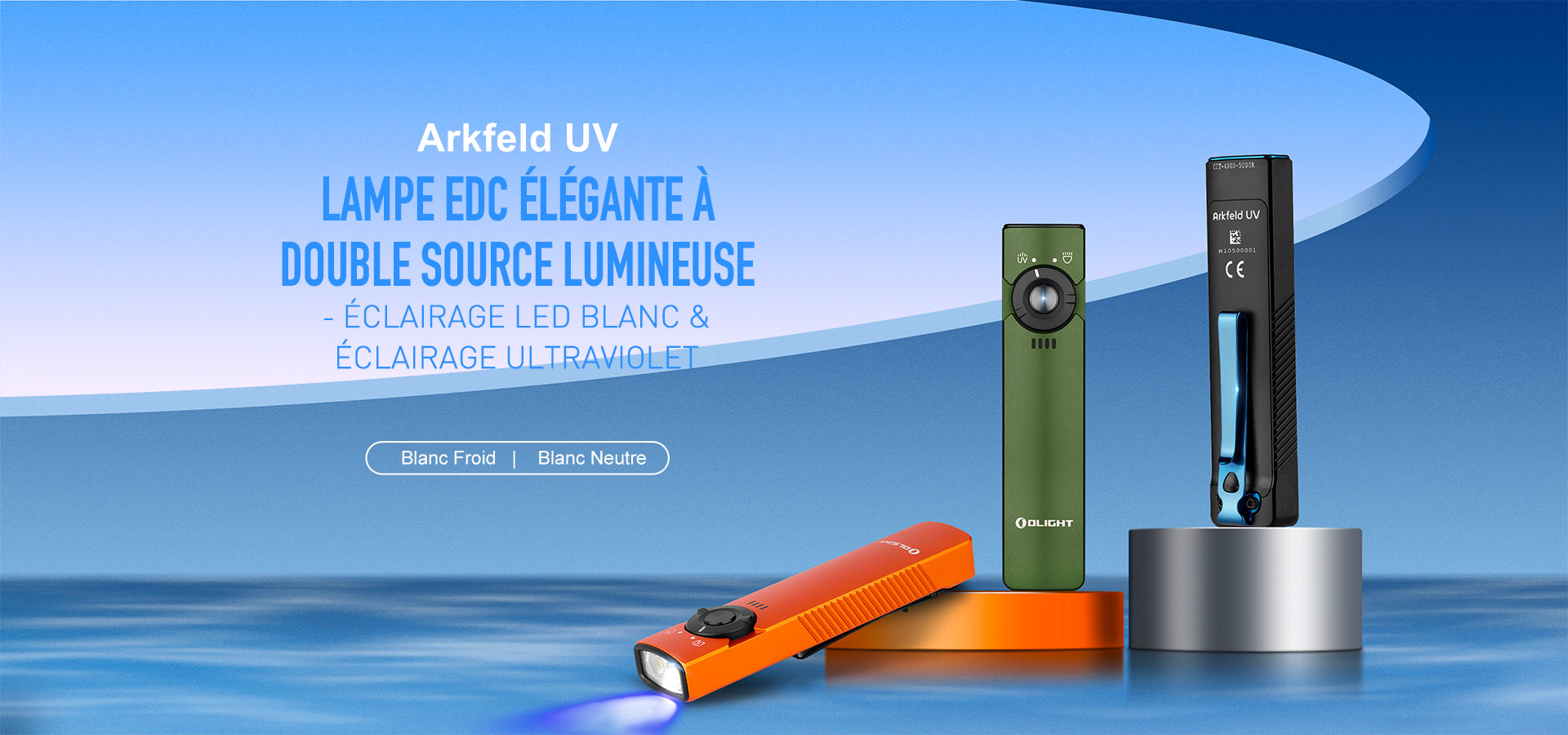 Lampe de poche EDC Olight Arkfeld UV