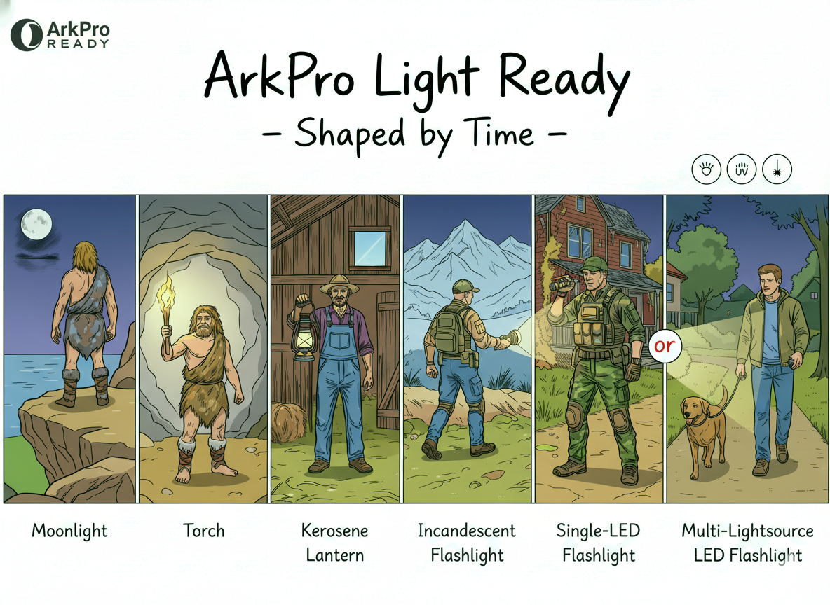 Olight ArkPro Light Ready - Shaped by Time conceptual art