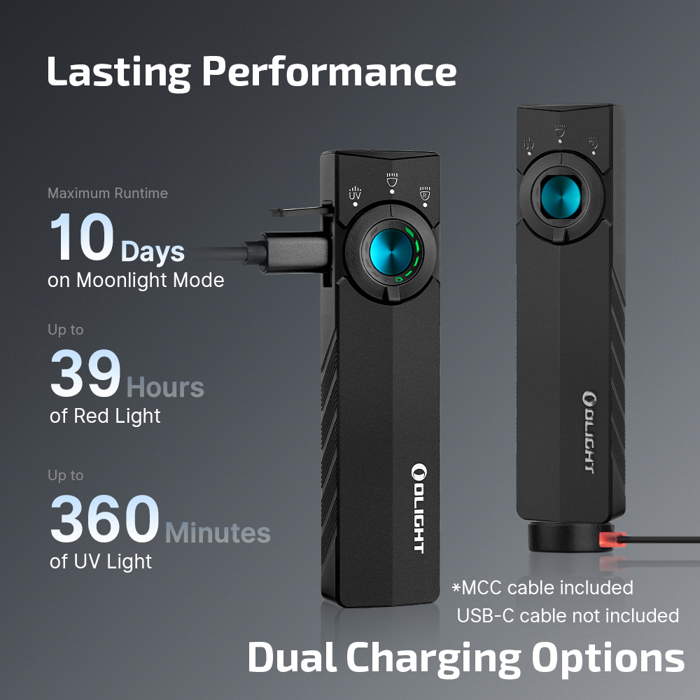 Flat profile of Olight ArkPro series for professional use