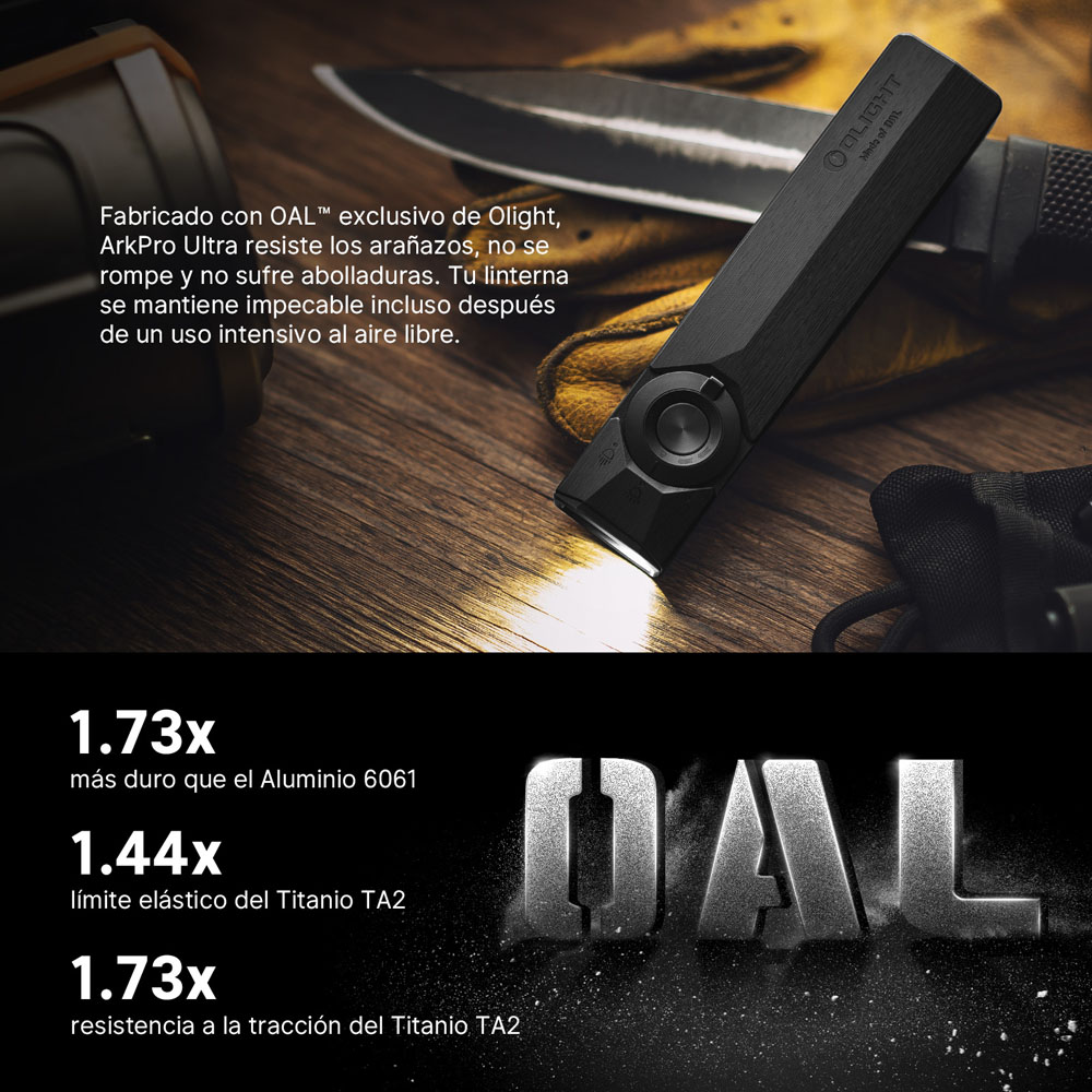 Detalle de resistencia de Olight ArkPro Ultra