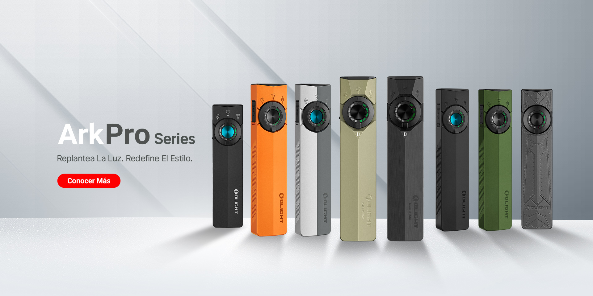 Innovador diseño plano de la serie Olight ArkPro