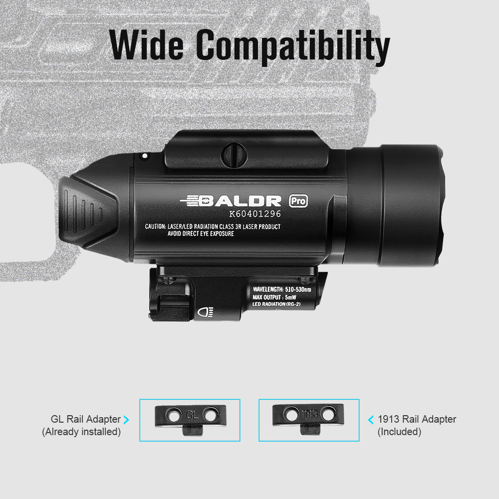 Baldr Pro laser light combo