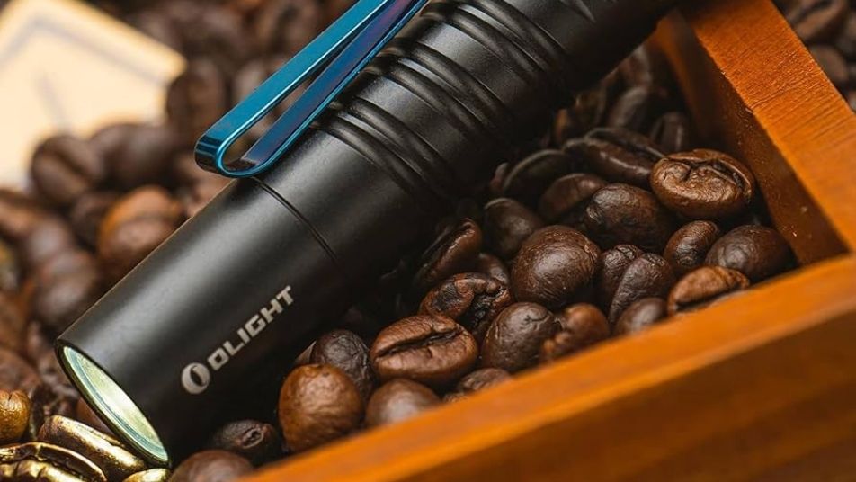 Taschenlampe auf der Box