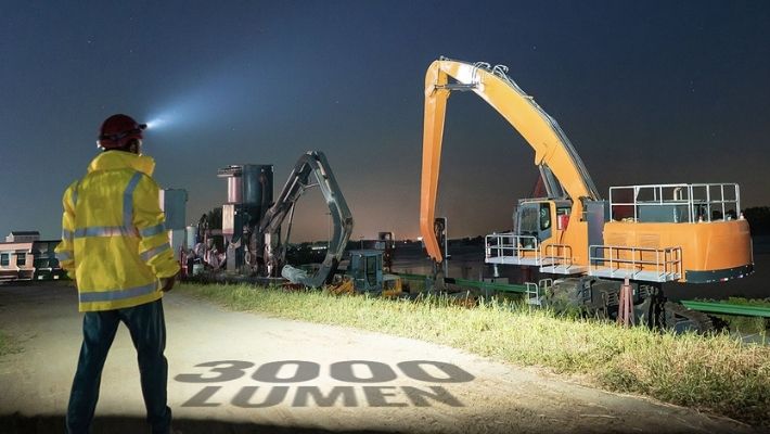 Scheinwerfer für den Einsatz auf Baustellen
