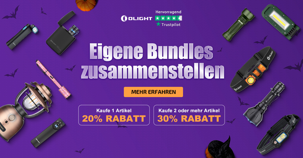 Olight Halloween Bundle Angebote mit Rabatten
