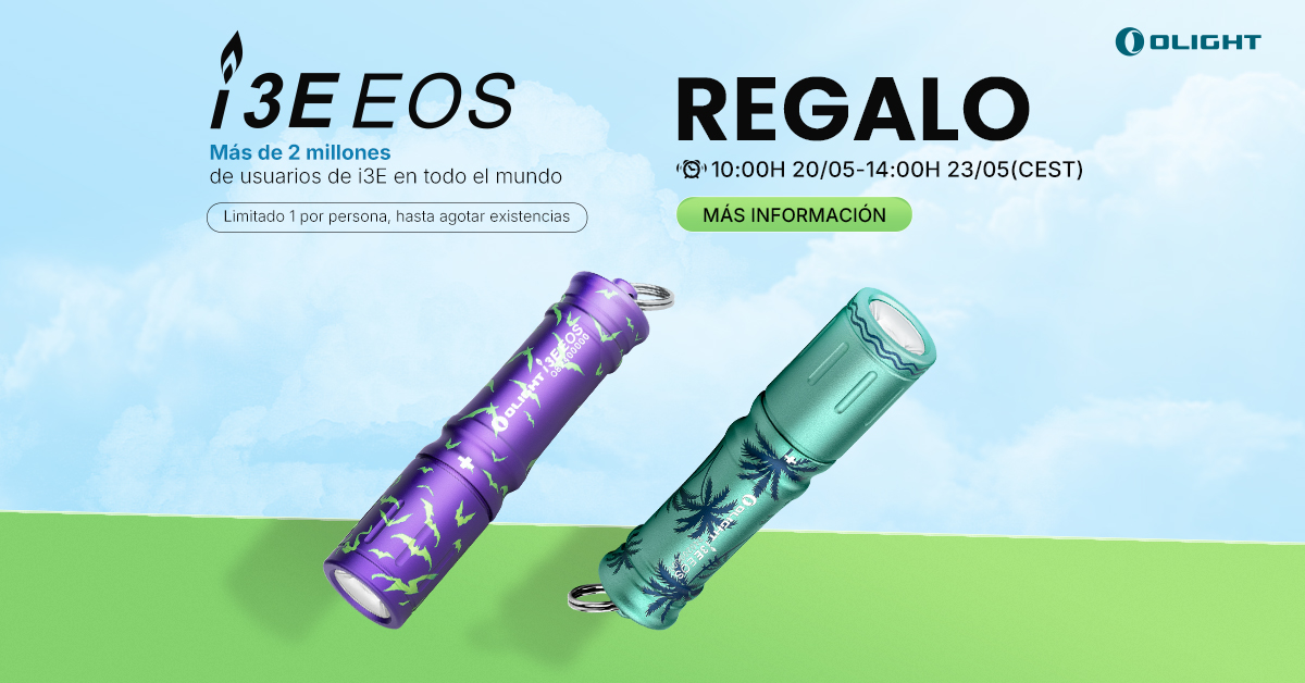 Linterna de llavero Olight i3E EOS en ediciones especiales
