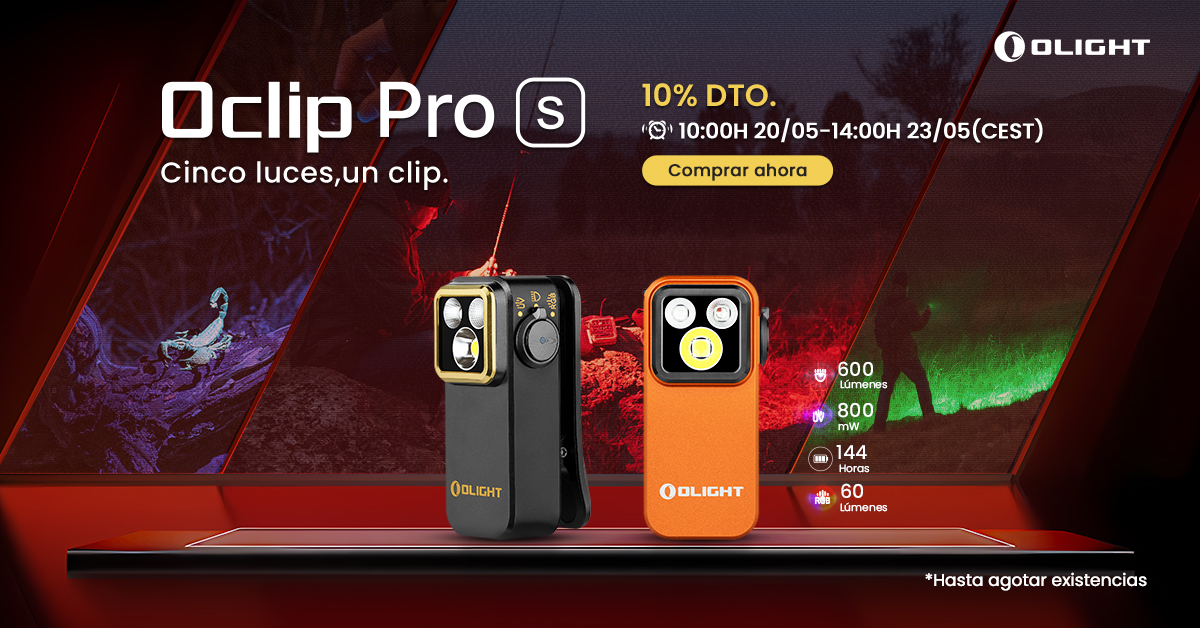 Linterna Olight Oclip Pro con clip