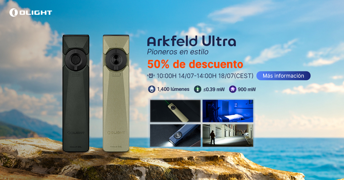Olight Arkfeld Ultra con 50% de descuento