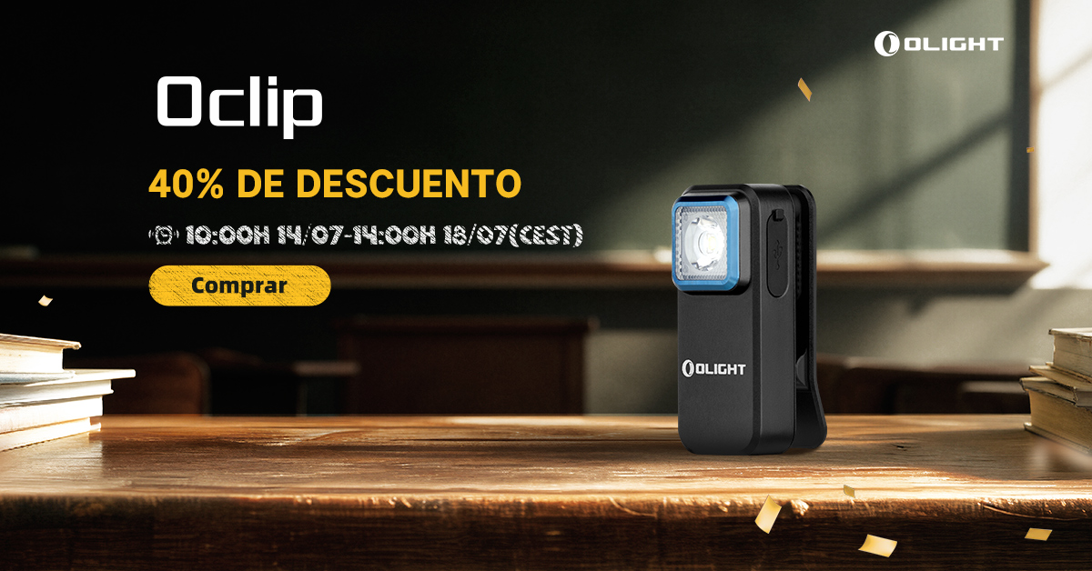 Olight Oclip linterna con clip port&aacute;til