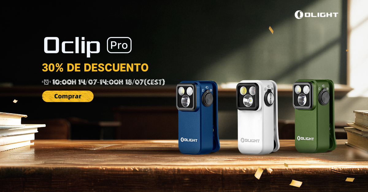 Olight Oclip Pro linterna de clip recargable