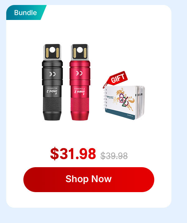 imini 2 Keychain Flashlight Bundle