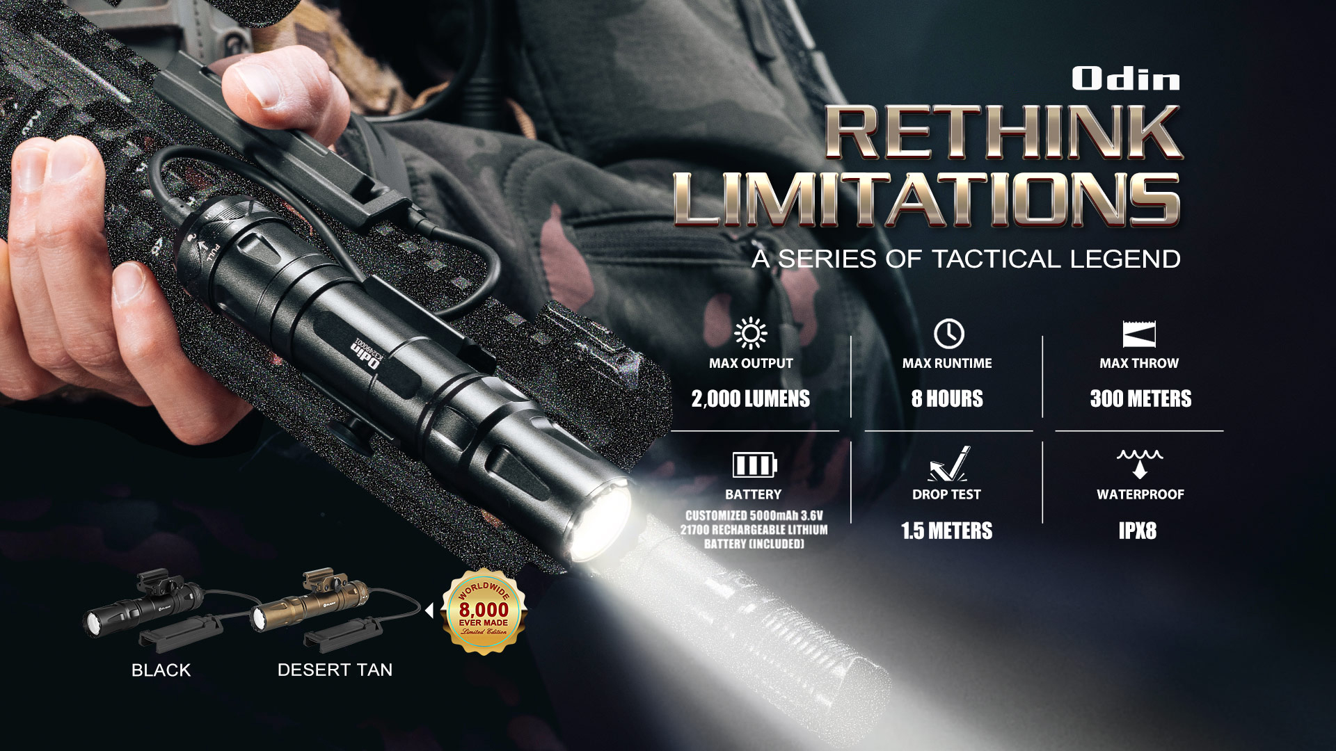 Odin Tactical Flashlight