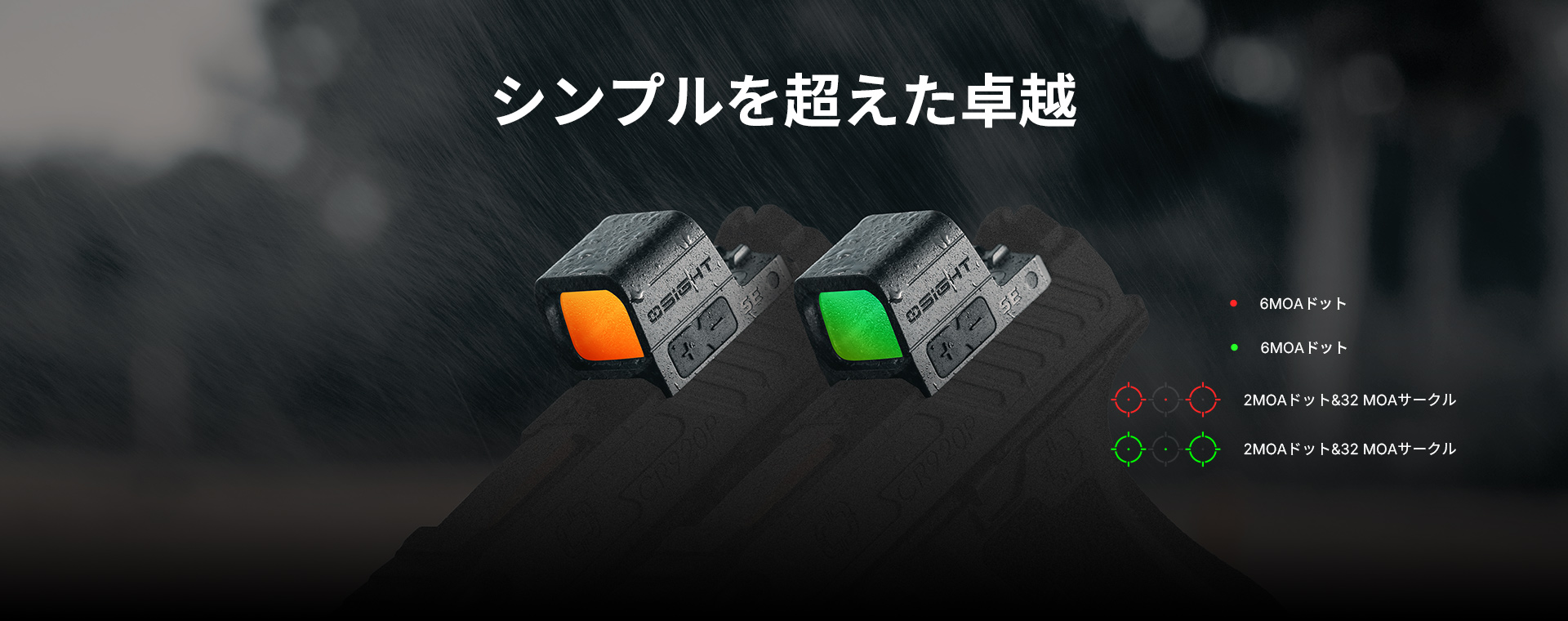 Osight SE MOS Direct Mount Enclosed Red Dot Sight