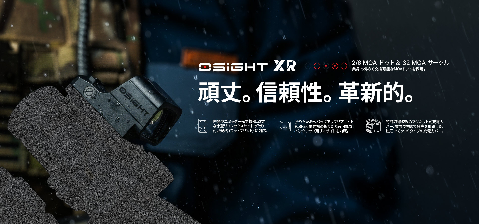 Osight XR Enclosed Red Dot Sight RMR