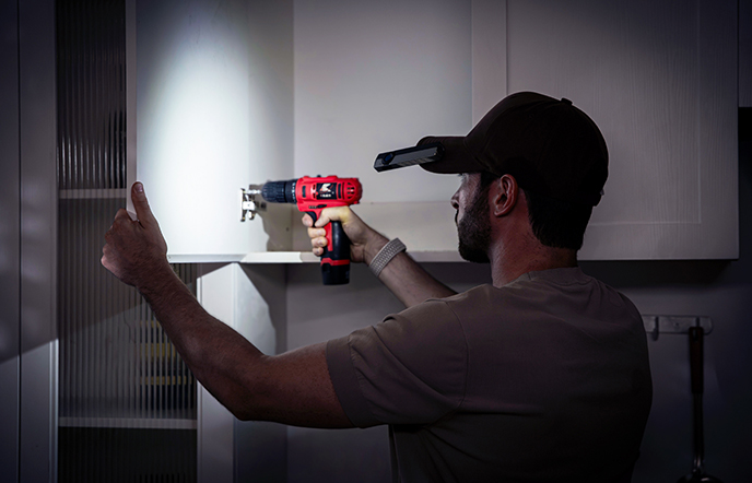 People using both floodlight and laser of the ArkPro