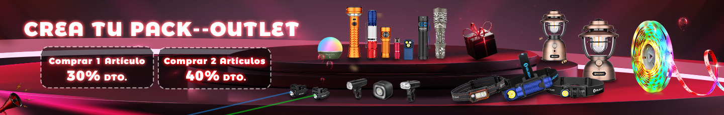 Outlet de Olight para crear tu pack personalizado