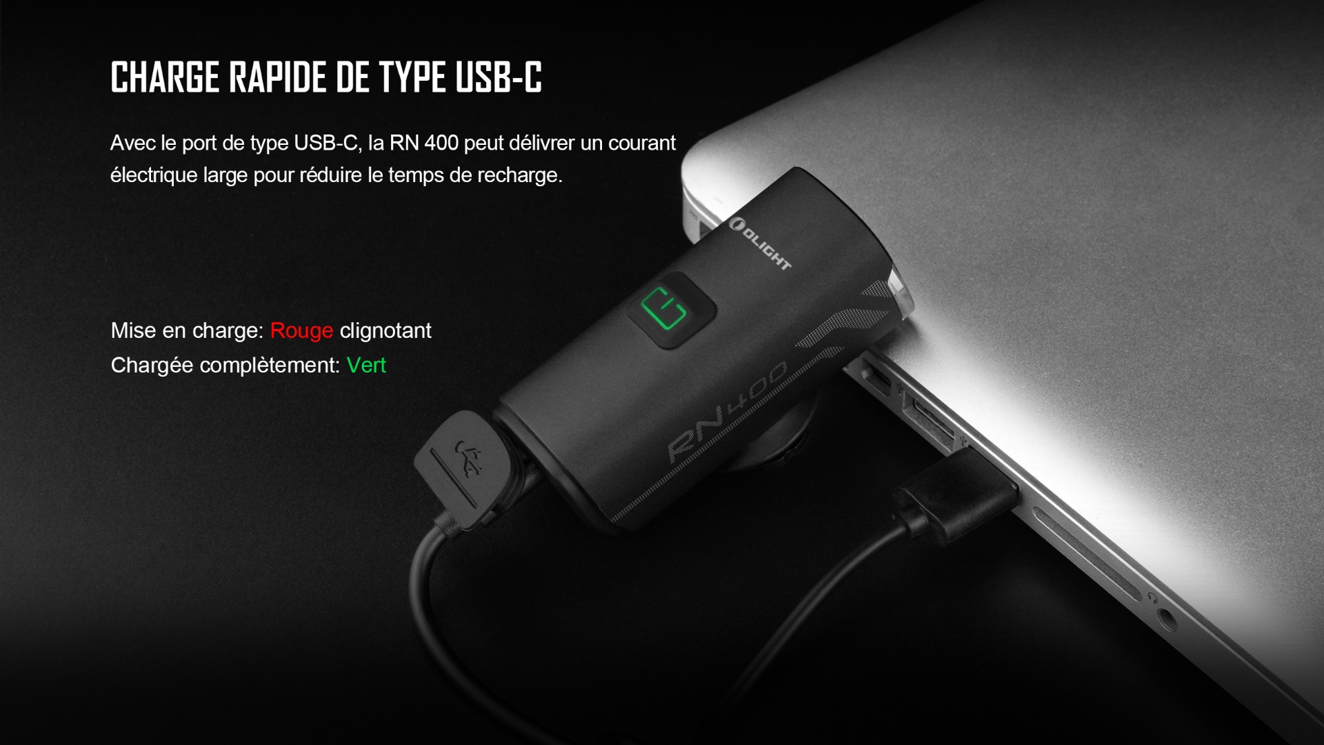 Lampe v&eacute;lo Olight RN 400