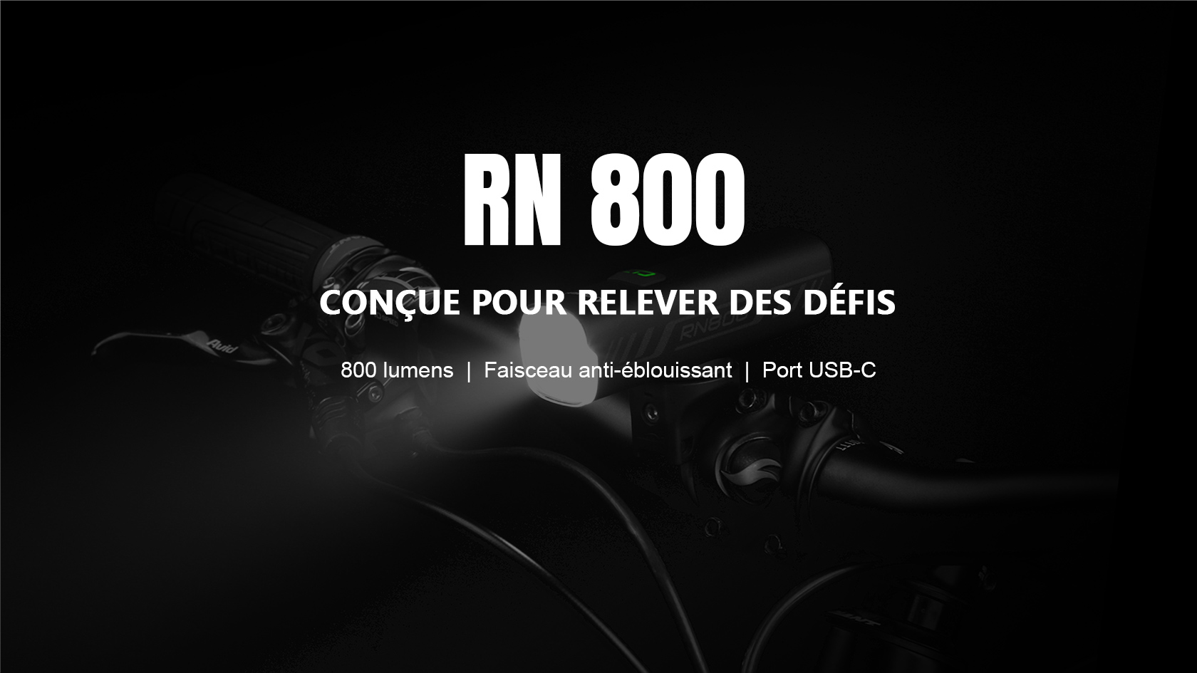Olight RN 800 &eacute;clairage avant puissant 800 lumens pour v&eacute;lo
