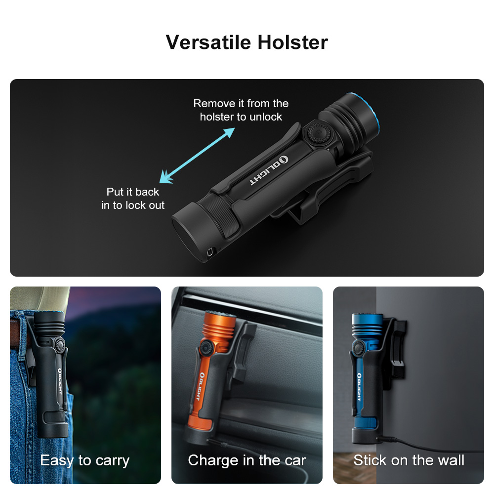 Seeker 4 Pro in holster