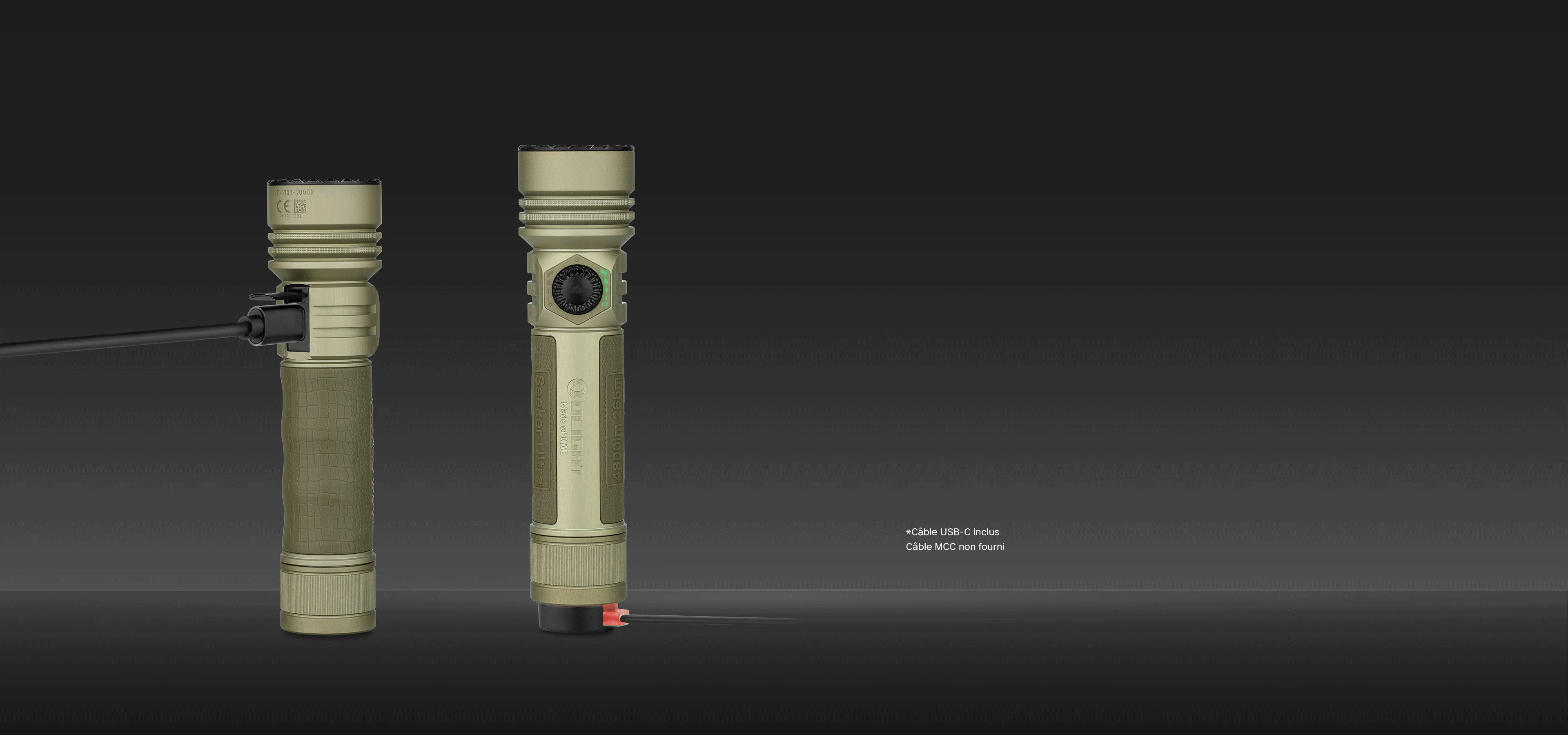 Lampe Torche Puissante Olight Seeker Ultra 4800 lumens