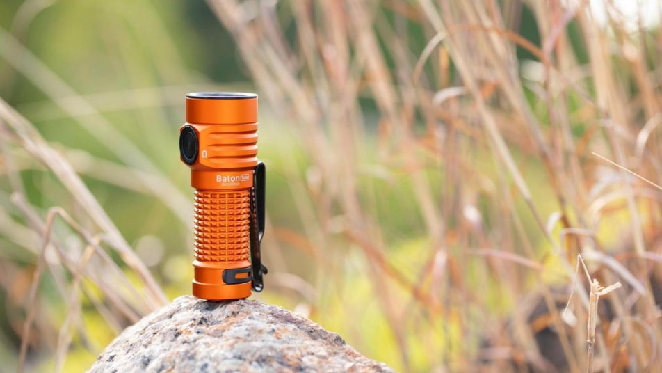 Kleine Taschenlampe f&uuml;r den Au&szlig;enbereich