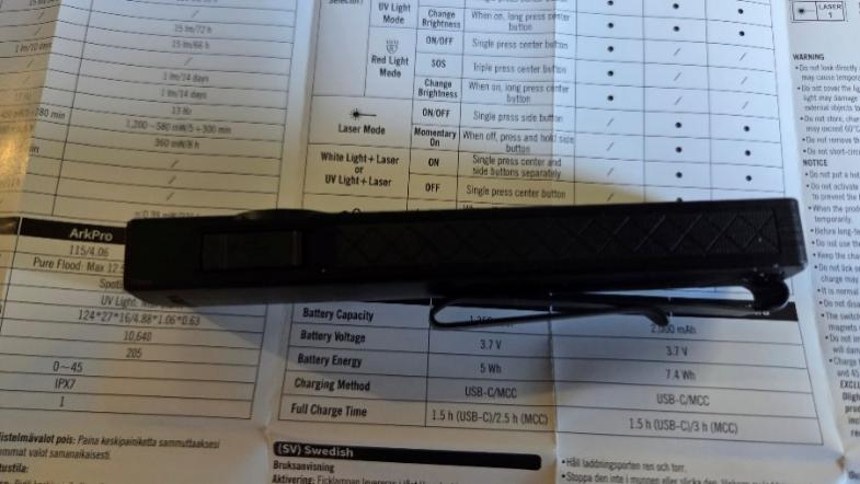 ArkPro Ultra side profile