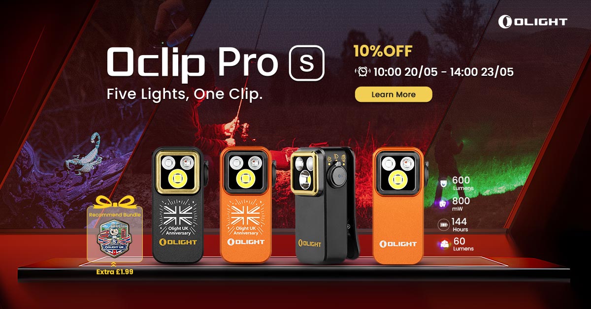 Olight Oclip Pro S Anniversary edition.