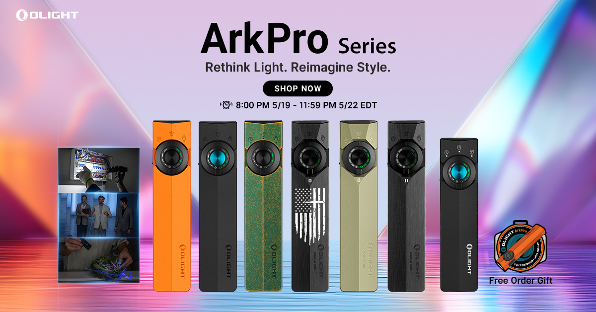 Olight ArkPro Series multi-functional EDC flashlights