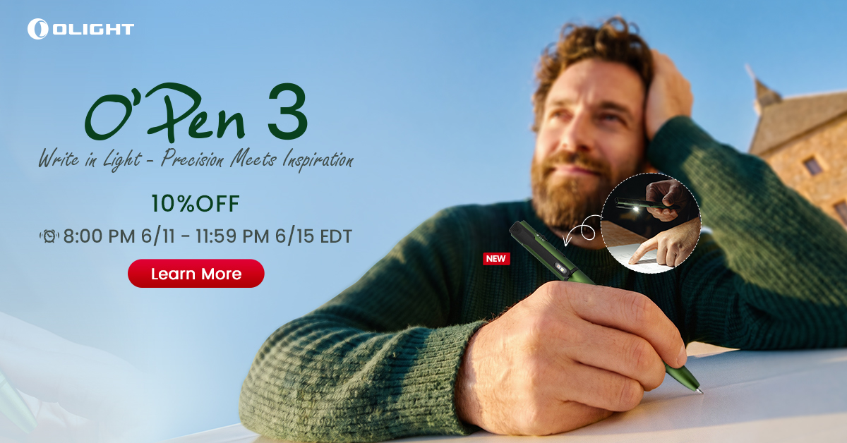Olight O'Pen 3 penlight promotion