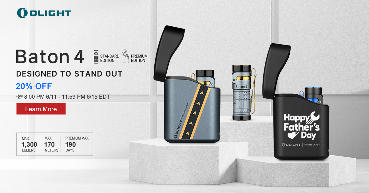 Olight Baton 4 Premium Edition Flashlight
