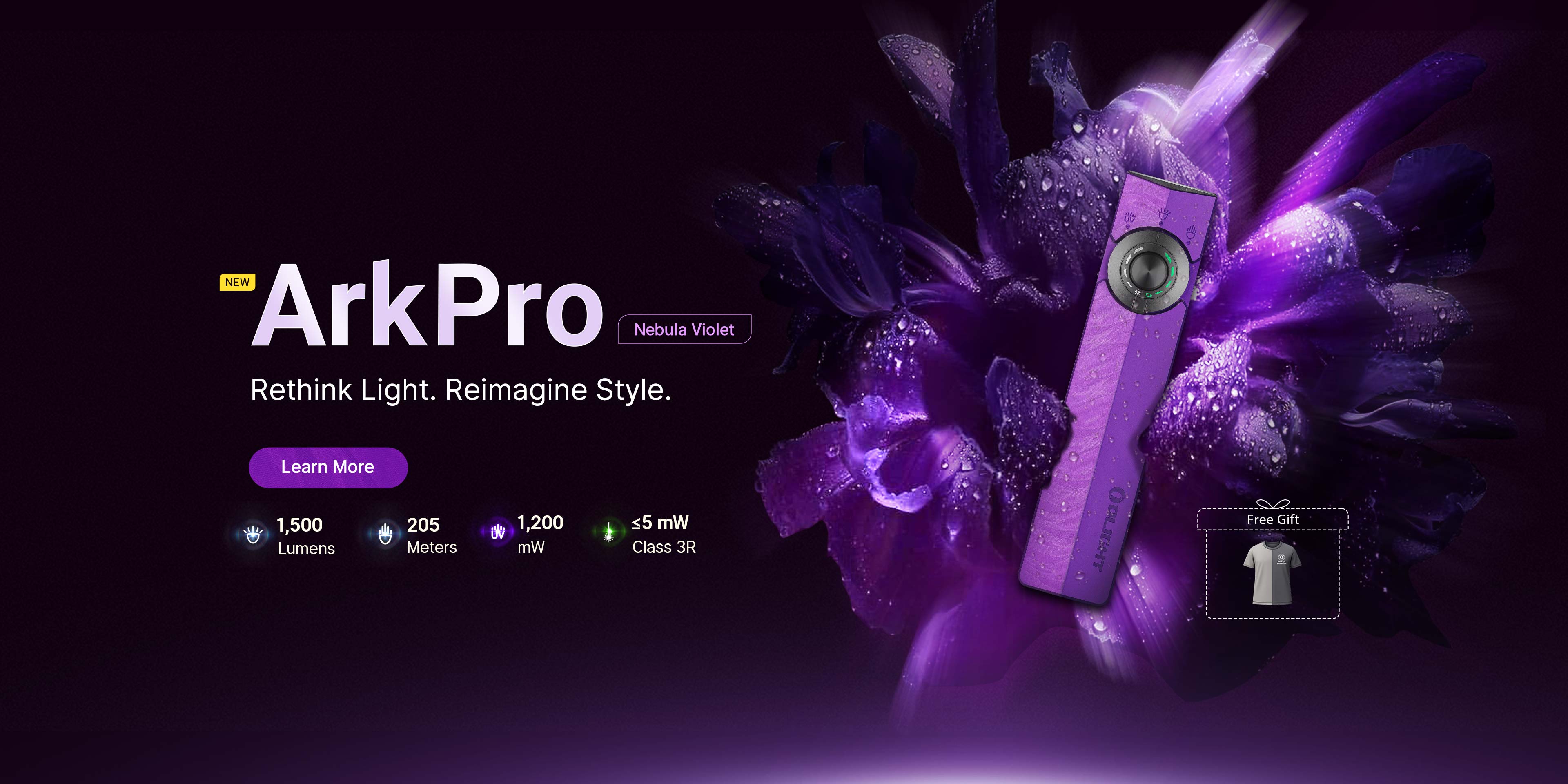 Olight ArkPro Nebula Violet