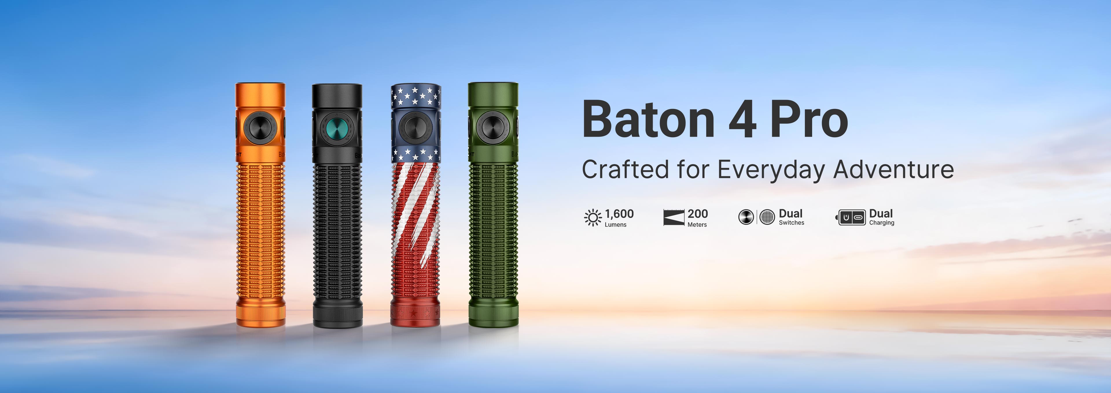 Olight Baton 4 Pro Portable Flashlight